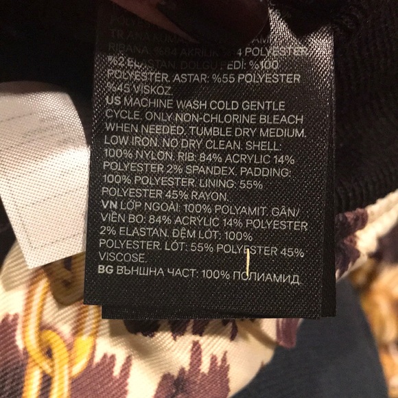 H&M Moschino Gold Chain Bomber - Picture 6 of 8